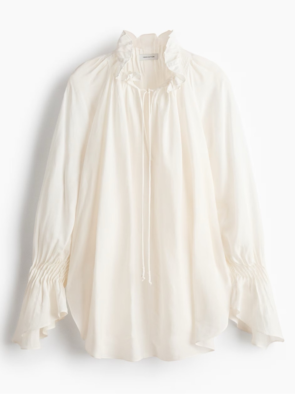 H&M Oversized Linen-Blend Shirt - Picture 3 of 8
